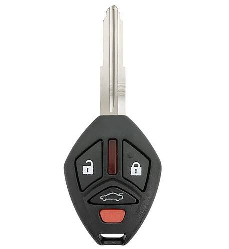 DURAKEY - Replacement Case for Select Mitsubishi Remotes - Black
