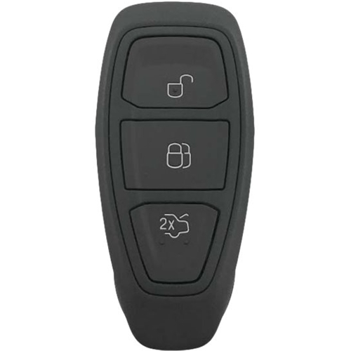 DURAKEY - Replacement Full Function Transponder, Remote and Key for select (2015-2018) Ford Focus RS - Black