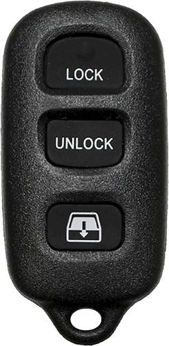 DURAKEY - Replacement Case for Select Toyota Remotes - Black