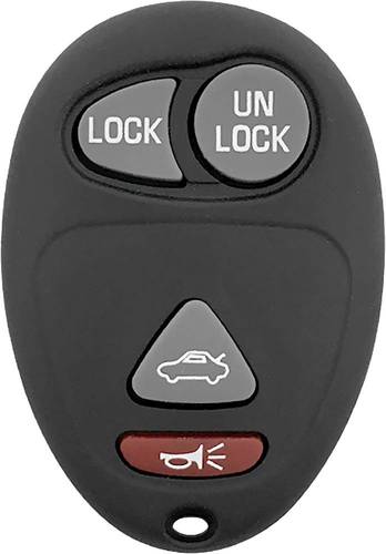 DURAKEY - Replacement Case for Select Buick, Chevrolet, Oldsmobile, and Pontiac Remotes - Black