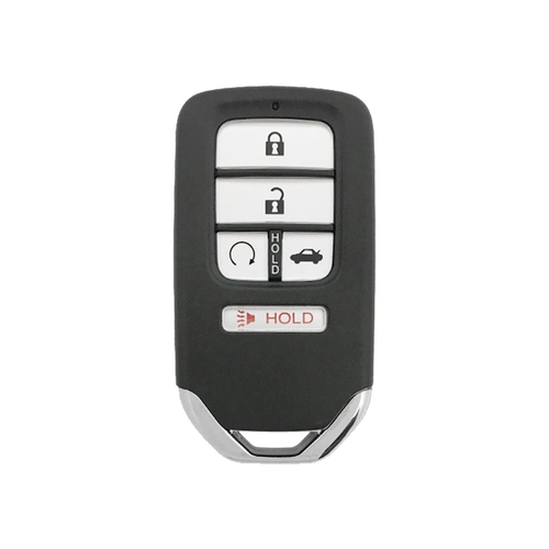 DURAKEY - Replacement Full Function Transponder, Remote and Key for select (2010-2014) Honda Insight and (2018-2019) Honda Accord - Silver/Black