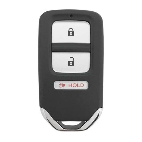 DURAKEY - Replacement Full Function Transponder, Remote and Key for select (2013-2015) Honda Crosstour - Silver/Black