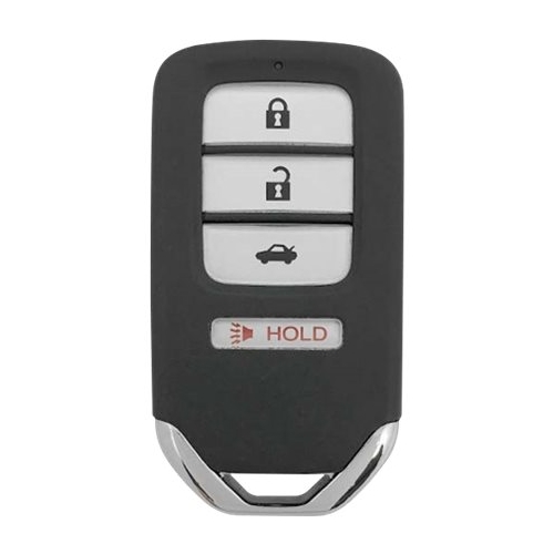 DURAKEY - Replacement Full Function Transponder, Remote and Key for select (2013-2015) Honda Accord and (2014-2015) Honda Civic - Silver/Black