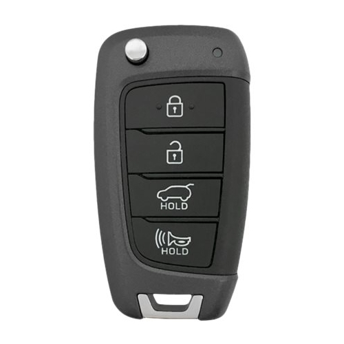 DURAKEY - Replacement Full Function Transponder, Remote and Key for select (2018-2019) Hyundai Kona - Black