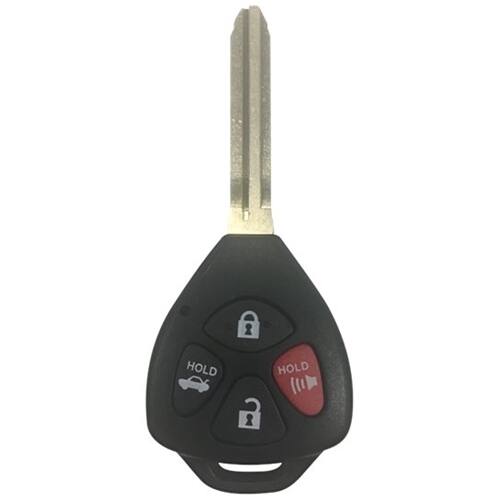 DURAKEY - Replacement Full Function Transponder, Remote and Key for select (2009-2011) Toyota Corolla and (2006-2011) Toyota RAV4 - Black