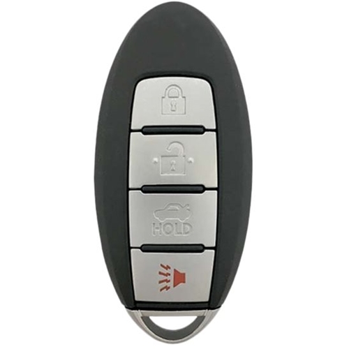 DURAKEY - Replacement Full Function Transponder, Remote and Key for select (2005-2008) Infiniti FX35 - Silver/Black