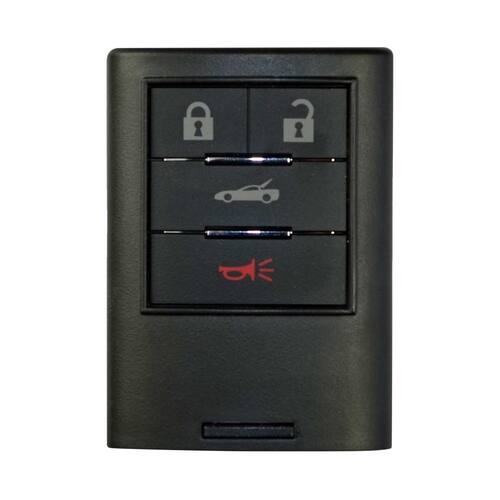 DURAKEY - Replacement Full Function Transponder, Remote and Key for select (2008-2013) Chevrolet Corvette - Black
