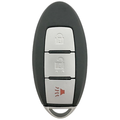 DURAKEY - Replacement Full Function Transponder, Remote and Key for select (2009-2013) Infiniti FX35 - Silver/Black