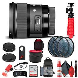 Sigma - 24mm f/1.4 DG HSM Art Lens for Nikon F (401-306) Bundle - Black