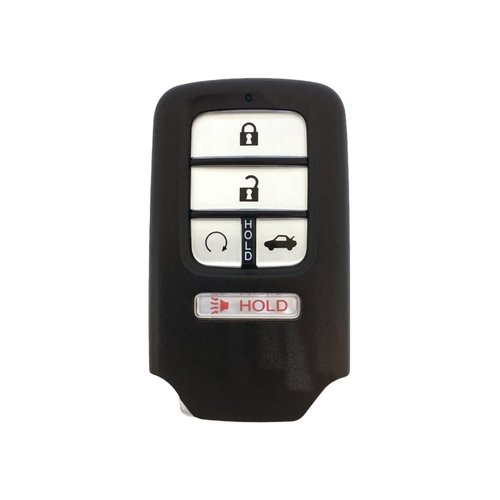 DURAKEY - Replacement Full Function Transponder, Remote and Key for select (2016-2019) Honda Civic - Silver/Black