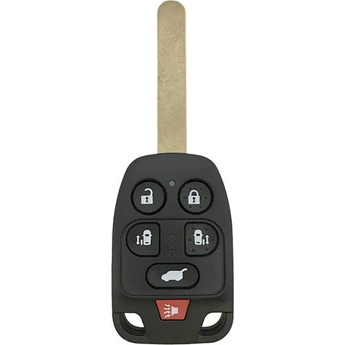 DURAKEY - Replacement Full Function Transponder, Remote and Key for select (2011-2013) Honda Odyssey - Black