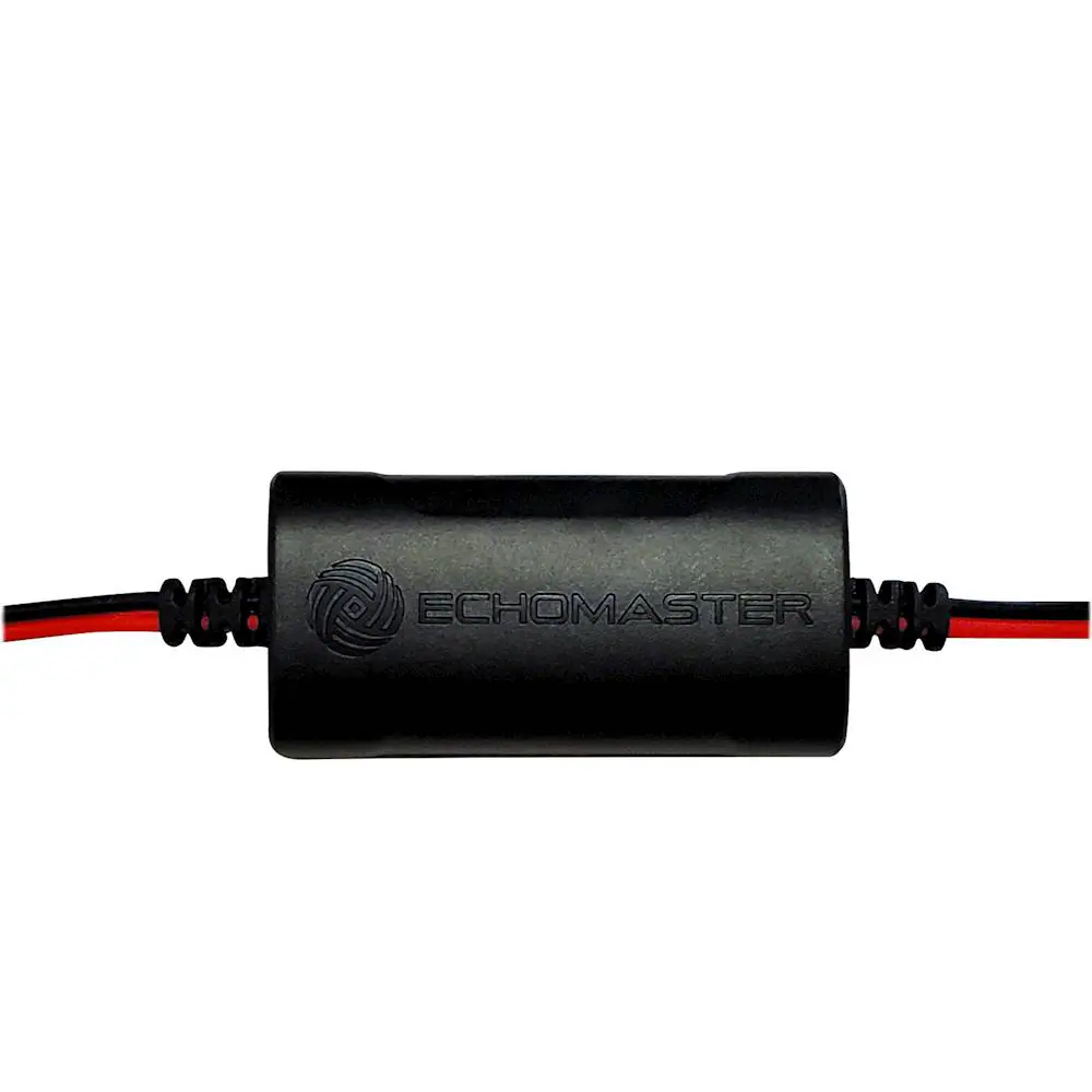 Front. EchoMaster - Power Filter for Add-On Back-Up Cameras - Black.