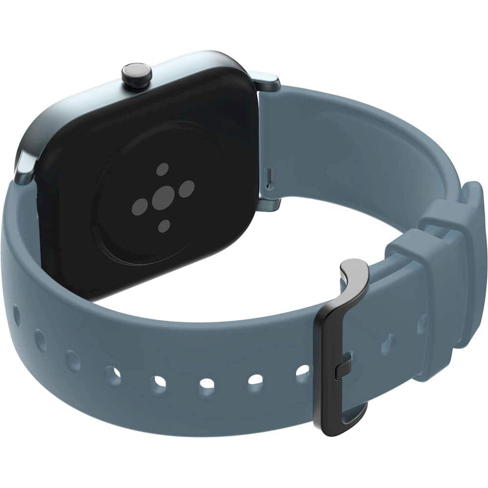 Alt View 18. Amazfit - GTS Smartwatch 42mm Aluminum - Steel Blue With Silicone Band.