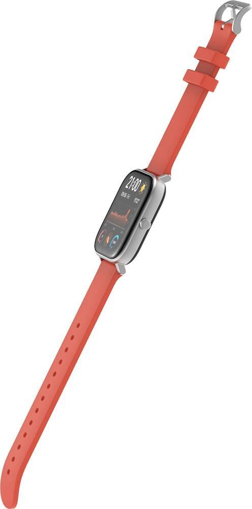 Alt View 14. Amazfit - GTS Smartwatch 42mm Aluminum - Vermillion Orange With Silicone Band.
