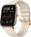 Left. Amazfit - GTS Smartwatch Aluminum 41.9mm - Desert Gold With Silicone Band.