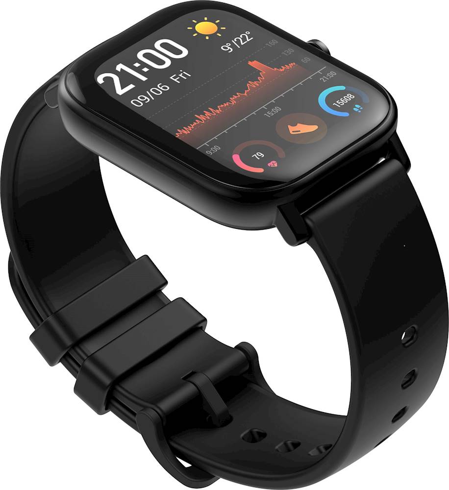 Smartwatch  Amazfit GTS 4, AMOLED 1.75, 20 mm, Carcasa de Aleación de  aluminio, Infinite Black