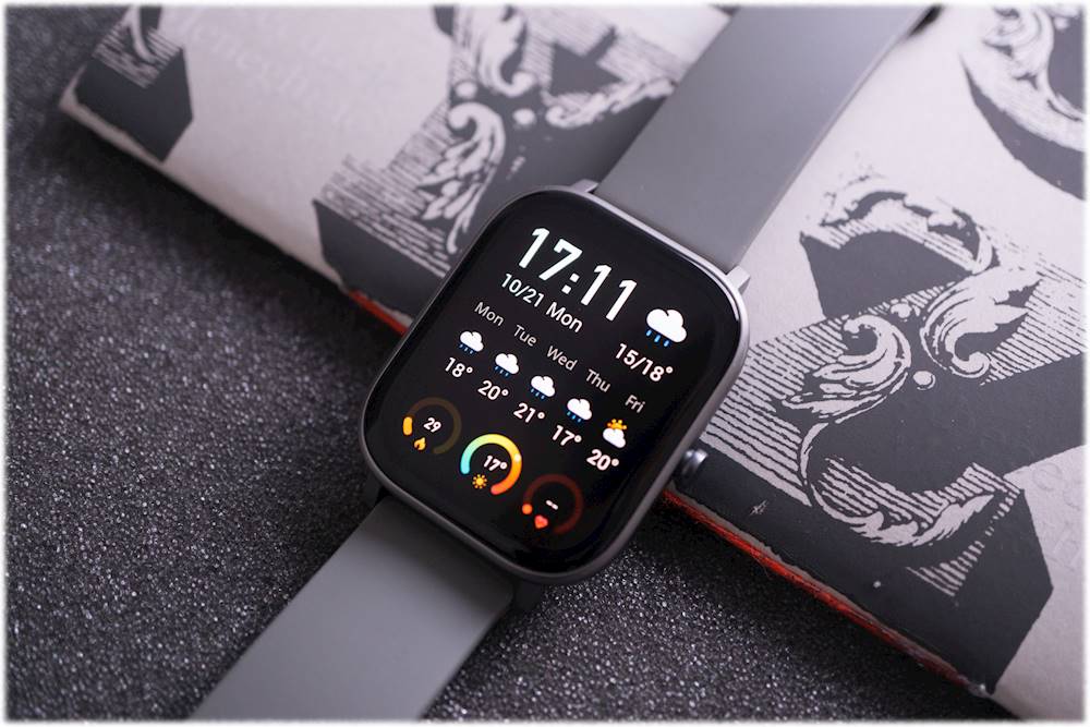 Amazfit GTS 2 Smartwatch 42mm Aluminum Alloy Midnight Black W1969OV1N -  Best Buy