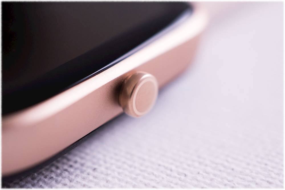 Alt View 19. Amazfit - GTS Smartwatch Aluminum 41.9mm - Rose Pink With Silicone Band.