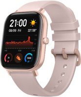 Amazfit - GTS Smartwatch 42mm Aluminum - Rose Pink With Silicone Band - Left_Zoom