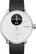Front. Withings - ScanWatch - Hybrid SmartWatch with ECG, heart rate and oximeter - 38mm - White.