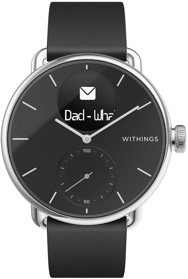 Withings ScanWatch 2 - Daily Health View Smart Watch, Black