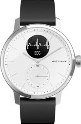 Withings - SCANWATCH - Hybrid Smartwatch with ECG, heart rate and oximeter - 42mm - White - Front_Zoom