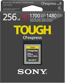 Sony - TOUGH G Series - 256GB CFexpress Memory Card