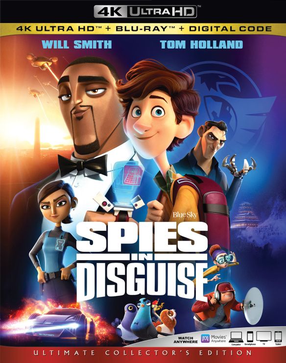 Spies in Disguise [Includes Digital Copy] [4K Ultra HD Blu-ray] [2019]