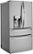 Angle Zoom. LG - 22.5 Cu. Ft. 4-Door French Door Counter-Depth Refrigerator with Door-in-Door and Craft Ice - Stainless steel.
