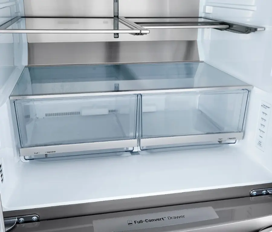 Alt View 25. LG - 22.5 Cu. Ft. 4-Door French Door-in-Door Counter-Depth Refrigerator with Craft Ice - PrintProof Stainless Steel.