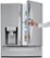 Alt View Zoom 35. LG - 22.5 Cu. Ft. 4-Door French Door Counter-Depth Refrigerator with Door-in-Door and Craft Ice - Stainless steel.