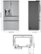 Alt View Zoom 40. LG - 22.5 Cu. Ft. 4-Door French Door Counter-Depth Refrigerator with Door-in-Door and Craft Ice - Stainless steel.