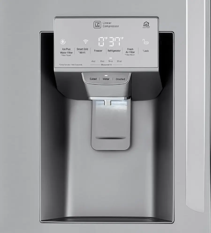 Alt View 5. LG - 22.5 Cu. Ft. 4-Door French Door-in-Door Counter-Depth Refrigerator with Craft Ice - PrintProof Stainless Steel.