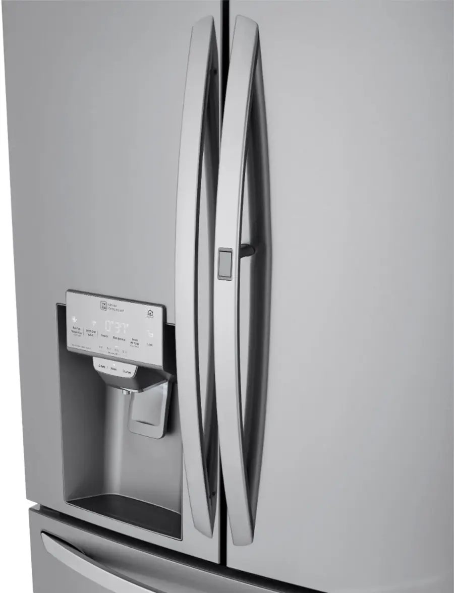 Alt View 11. LG - 22.5 Cu. Ft. 4-Door French Door-in-Door Counter-Depth Refrigerator with Craft Ice - PrintProof Stainless Steel.