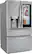 Angle. LG - 22.5 Cu. Ft. 4-Door French Door-in-Door Counter-Depth Refrigerator with Craft Ice - PrintProof Stainless Steel.