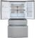 Alt View Zoom 11. LG - 22.5 Cu. Ft. 4-Door French Door Counter-Depth Refrigerator with InstaView Door-in-Door and Craft Ice - Stainless steel.