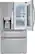 Front. LG - 22.5 Cu. Ft. 4-Door French Door-in-Door Counter-Depth Refrigerator with Craft Ice - PrintProof Stainless Steel.