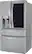 Alt View 22. LG - 22.5 Cu. Ft. 4-Door French Door-in-Door Counter-Depth Refrigerator with Craft Ice - PrintProof Stainless Steel.