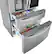 Alt View 27. LG - 22.5 Cu. Ft. 4-Door French Door-in-Door Counter-Depth Refrigerator with Craft Ice - PrintProof Stainless Steel.
