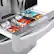 Alt View 33. LG - 22.5 Cu. Ft. 4-Door French Door-in-Door Counter-Depth Refrigerator with Craft Ice - PrintProof Stainless Steel.