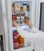 Left. LG - 22.5 Cu. Ft. 4-Door French Door-in-Door Counter-Depth Refrigerator with Craft Ice - PrintProof Stainless Steel.