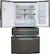 Alt View 2. LG - 22.5 Cu. Ft. 4-Door French Door-in-Door Counter-Depth Refrigerator with Craft Ice - PrintProof Black Stainless Steel.