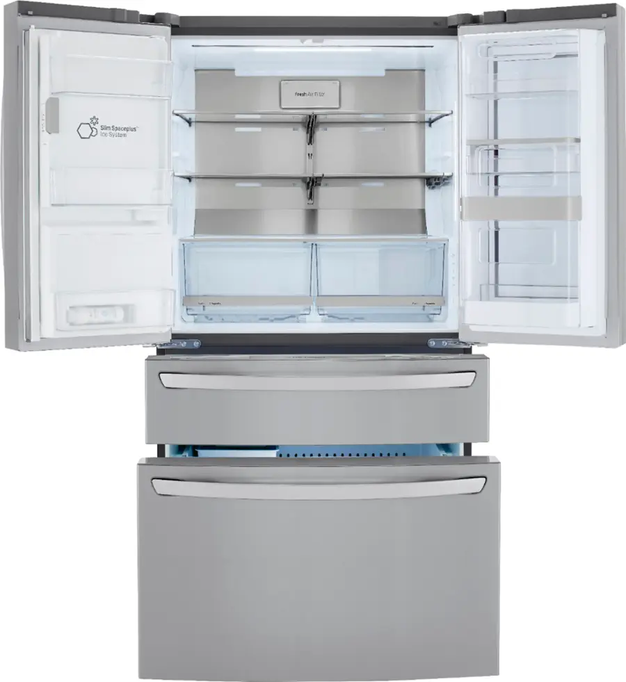 Alt View 20. LG - 29.5 Cu. Ft. 4-Door French Door-in-Door Refrigerator with Craft Ice - PrintProof Stainless Steel.