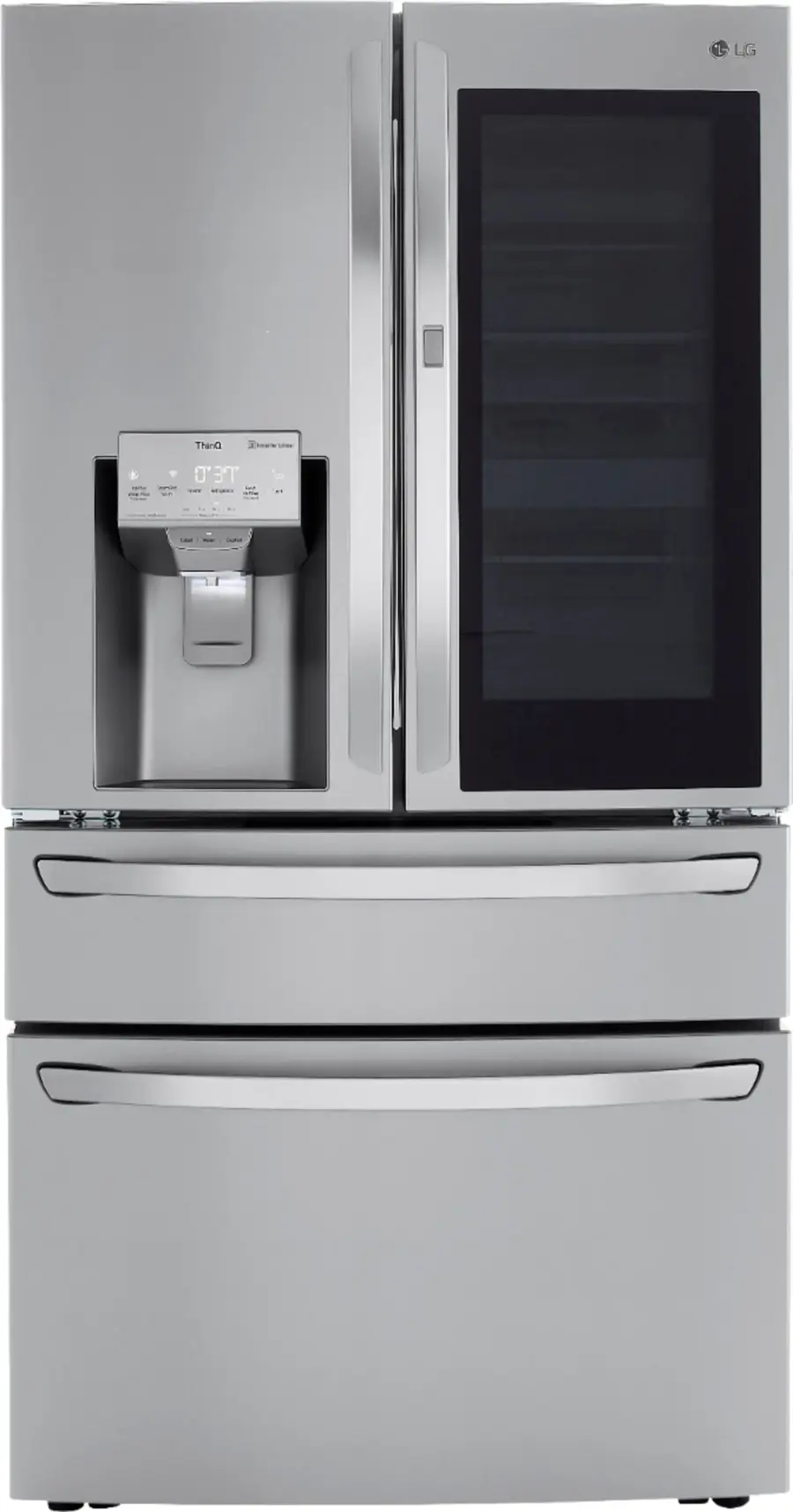 Alt View 23. LG - 29.5 Cu. Ft. 4-Door French Door-in-Door Refrigerator with Craft Ice - PrintProof Stainless Steel.