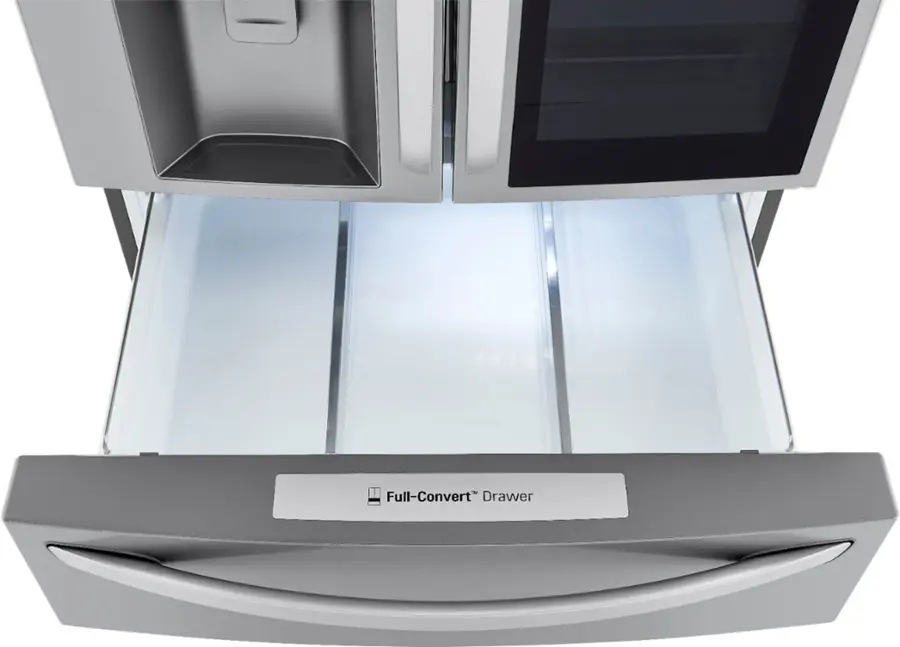 Alt View 34. LG - 29.5 Cu. Ft. 4-Door French Door-in-Door Refrigerator with Craft Ice - PrintProof Stainless Steel.