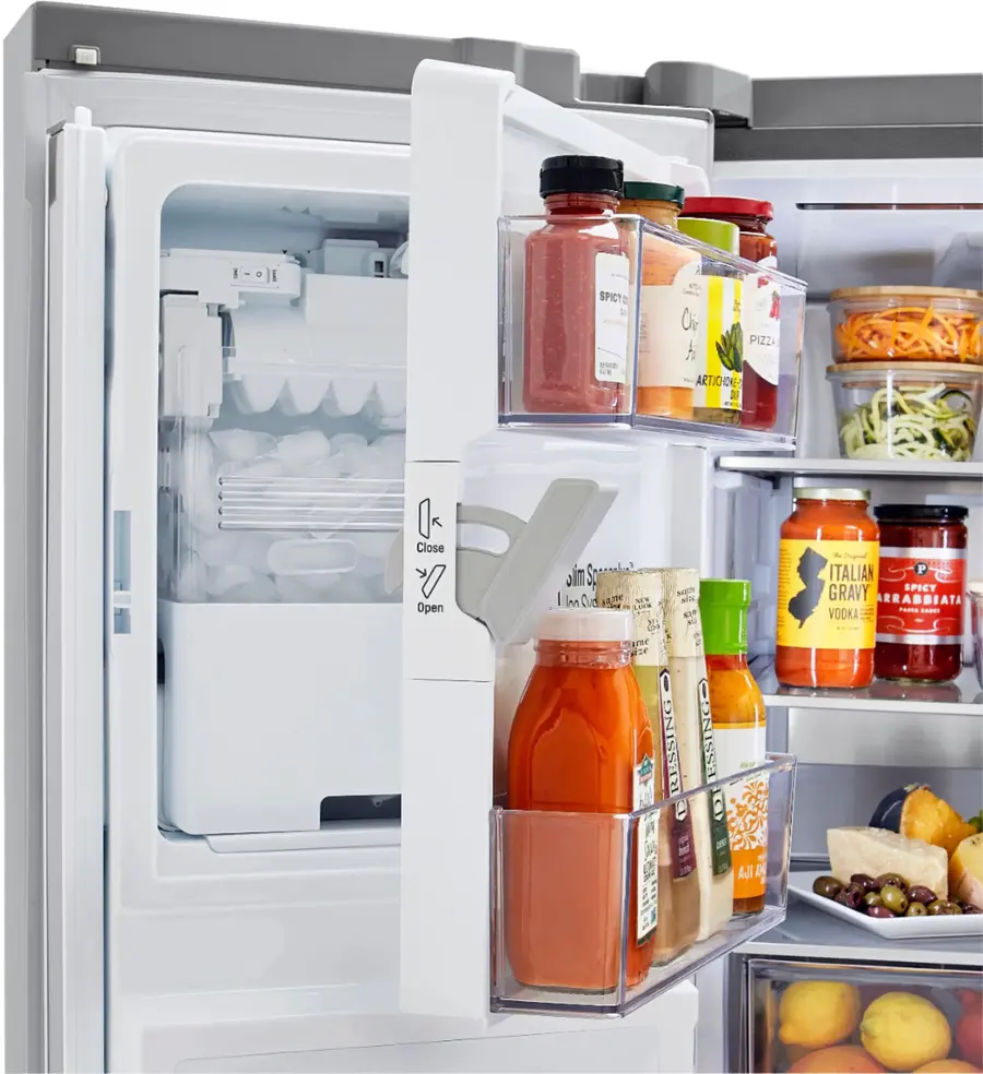 Alt View 39. LG - 29.5 Cu. Ft. 4-Door French Door-in-Door Refrigerator with Craft Ice - PrintProof Stainless Steel.