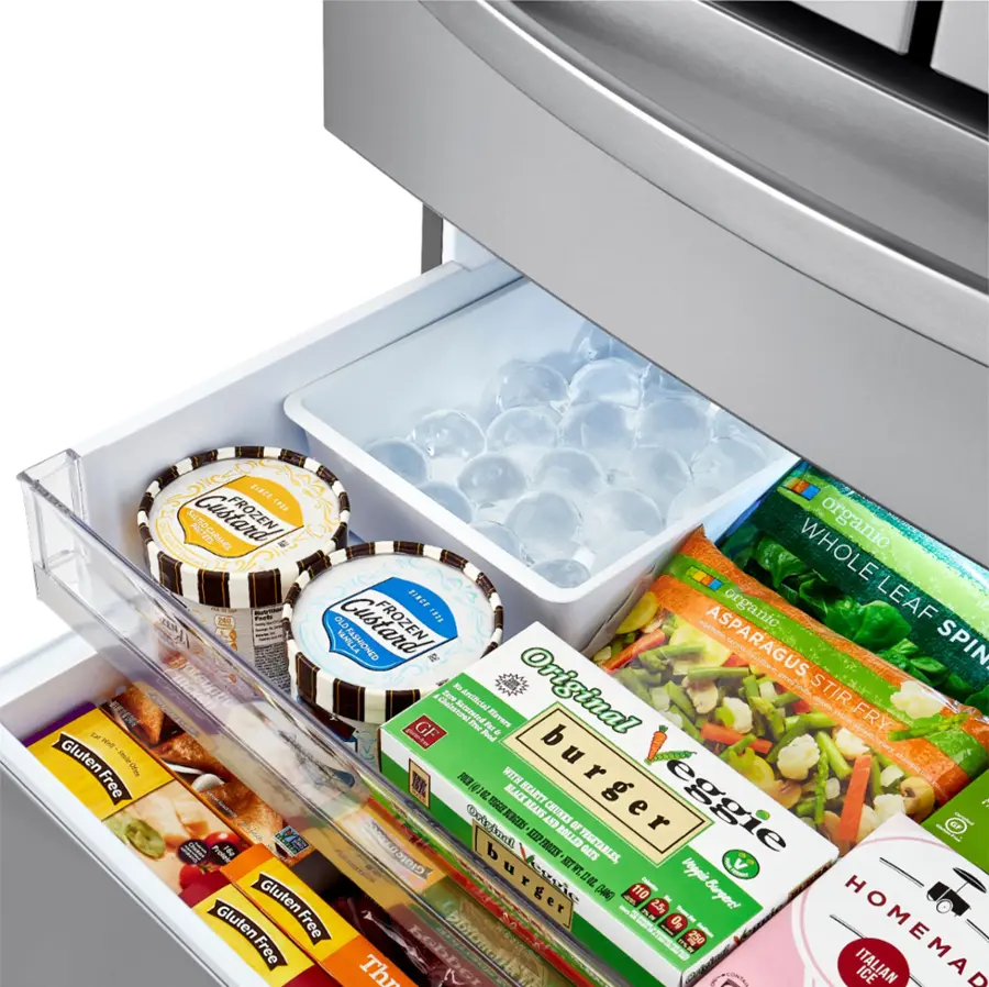Alt View 40. LG - 29.5 Cu. Ft. 4-Door French Door-in-Door Refrigerator with Craft Ice - PrintProof Stainless Steel.