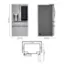 Left. LG - 29.5 Cu. Ft. 4-Door French Door-in-Door Refrigerator with Craft Ice - PrintProof Stainless Steel.