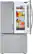 Alt View 12. LG - 22.6 Cu. Ft. French InstaView Door-in-Door Counter-Depth Refrigerator with Ice Maker - Stainless Steel.