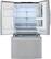 Alt View 2. LG - 22.6 Cu. Ft. French InstaView Door-in-Door Counter-Depth Refrigerator with Ice Maker - Stainless Steel.